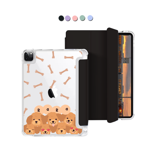 iPad Macaron Flip Cover - Poodle Squad 3.0