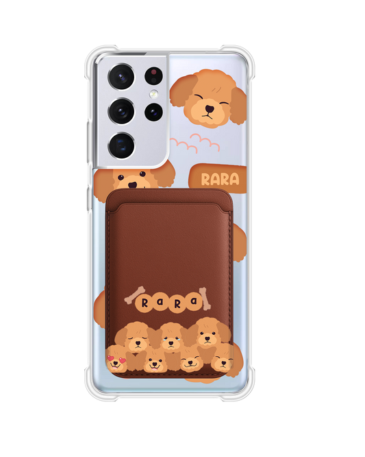 Android Magnetic Wallet Case - Poodle Squad 3.0