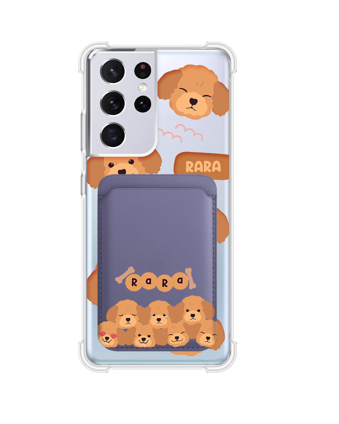 Android Magnetic Wallet Case - Poodle Squad 3.0