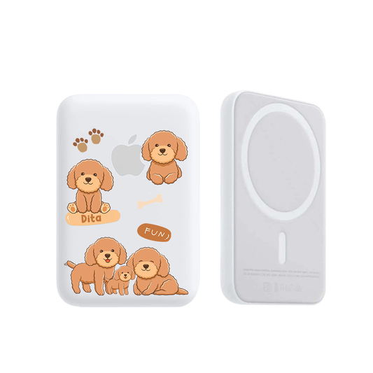 Magnetic Wireless Powerbank - Poodle Squad 4.0