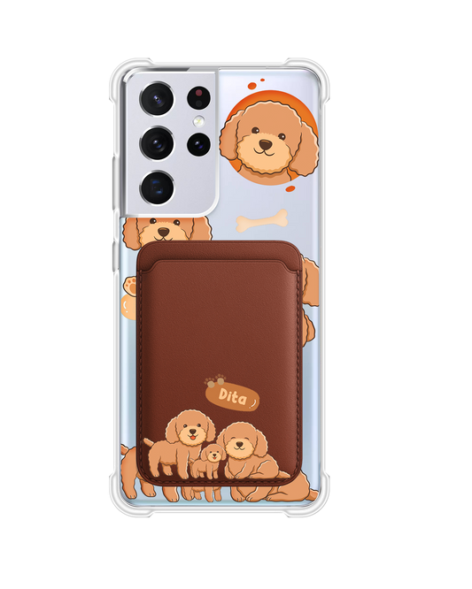 Android Magnetic Wallet Case - Poodle Squad 4.0