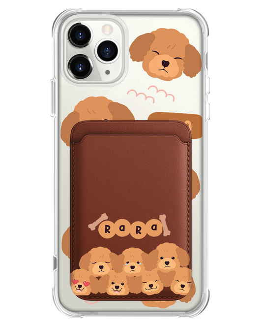 iPhone Magnetic Wallet Case - Poodle Squad 3.0