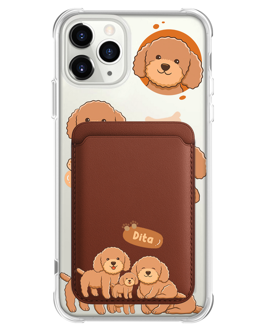 iPhone Magnetic Wallet Case - Poodle Squad 4.0
