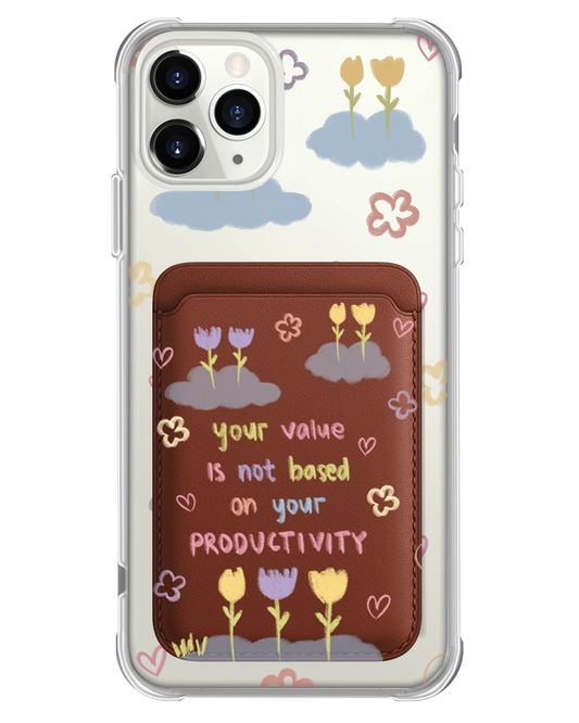 iPhone Magnetic Wallet Case - Positive Energy