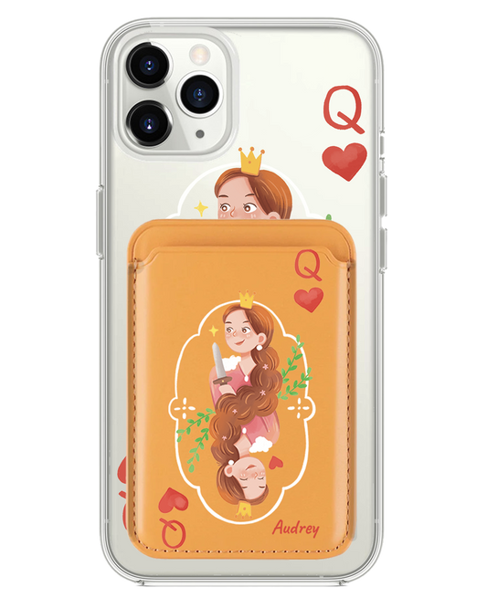 iPhone Magnetic Wallet Case - Queen (Couple Case)