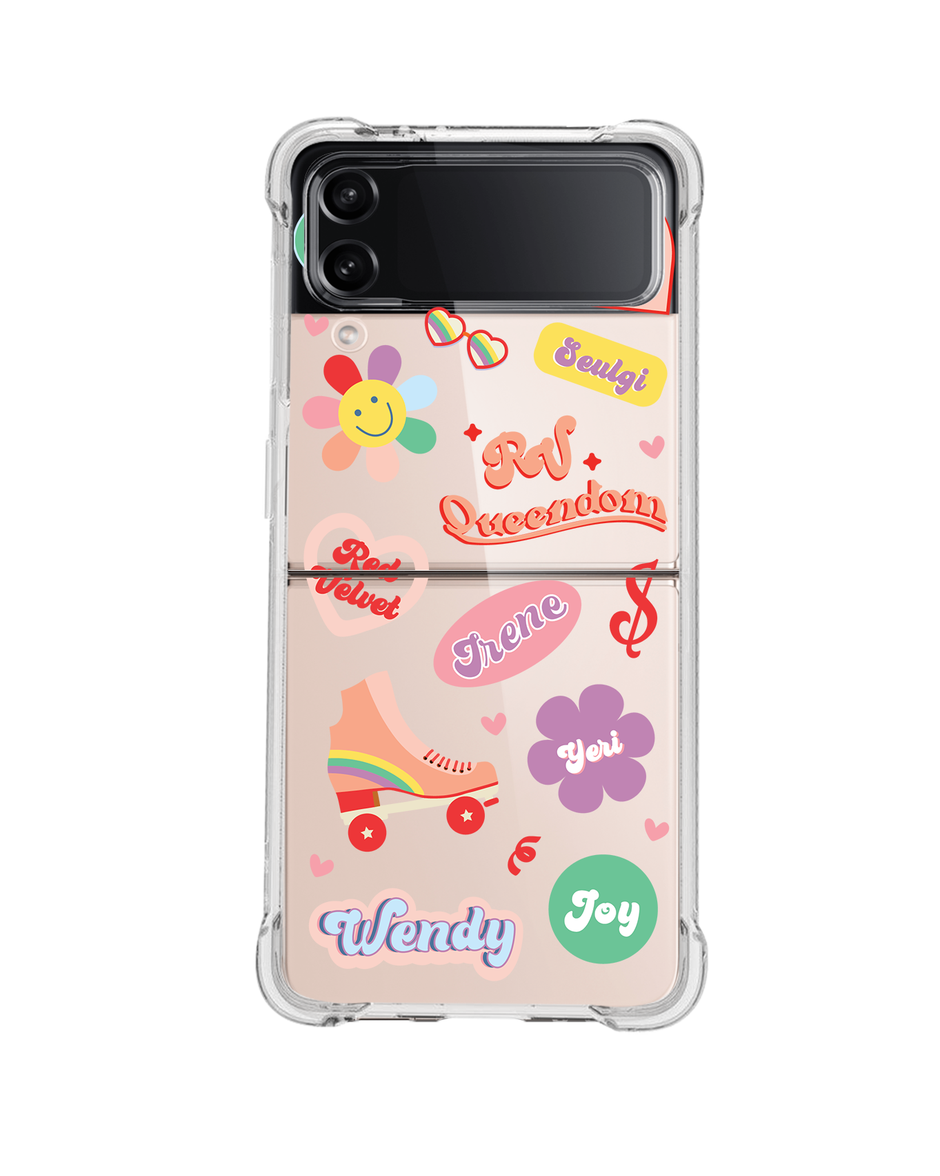 Android Flip / Fold Rearguard Hybrid - Red Velvet Sticker Pack