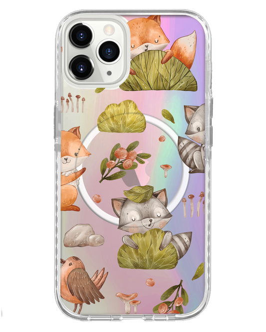 iPhone Rearguard Holo - Racoon and Friends