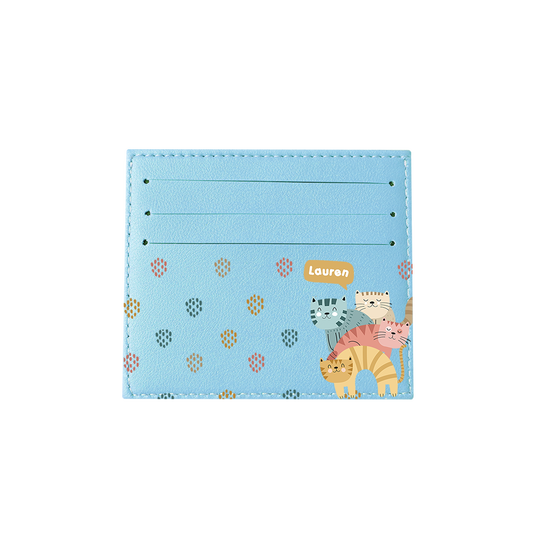 6 Slots Card Holder - Rainbow Meow 2.0