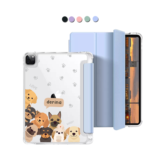 iPad Macaron Flip Cover - Ruff Family 1.0