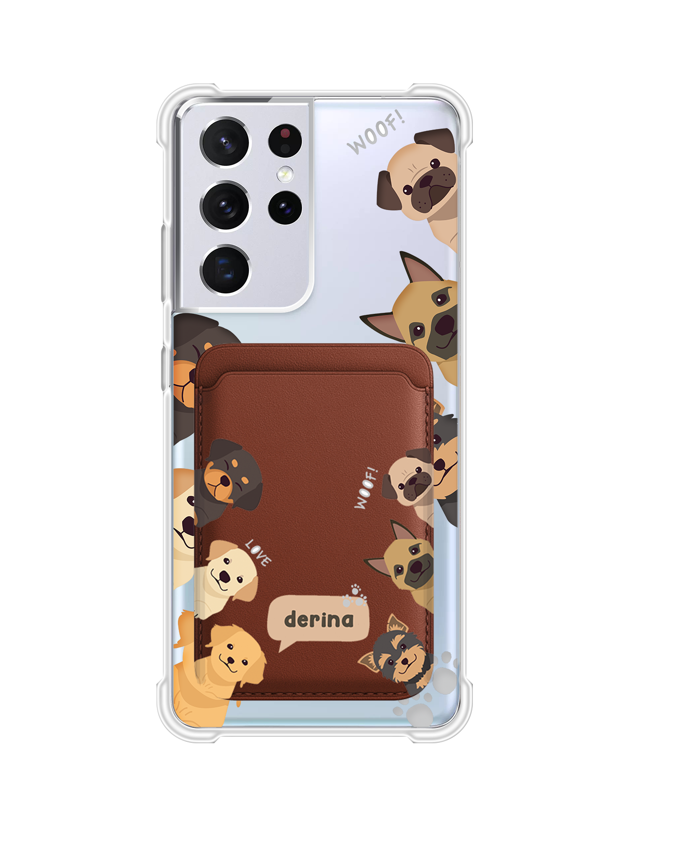 Android Magnetic Wallet Case - Ruff Family 1.0