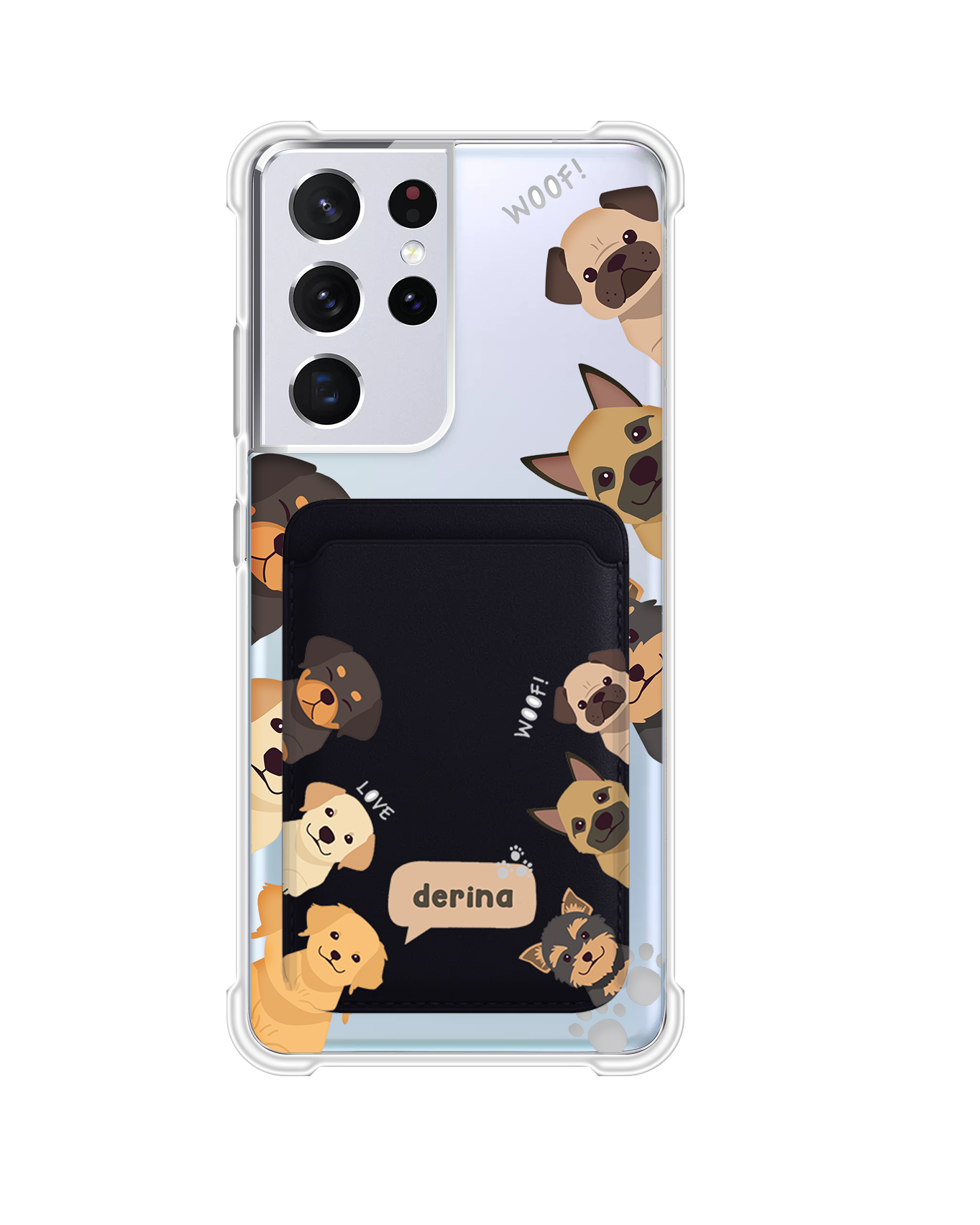 Android Magnetic Wallet Case - Ruff Family 1.0