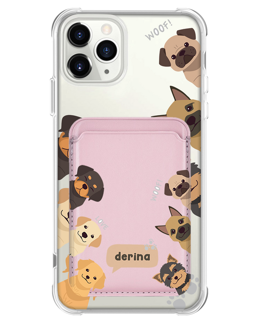 iPhone Magnetic Wallet Case - Ruff Family 1.0