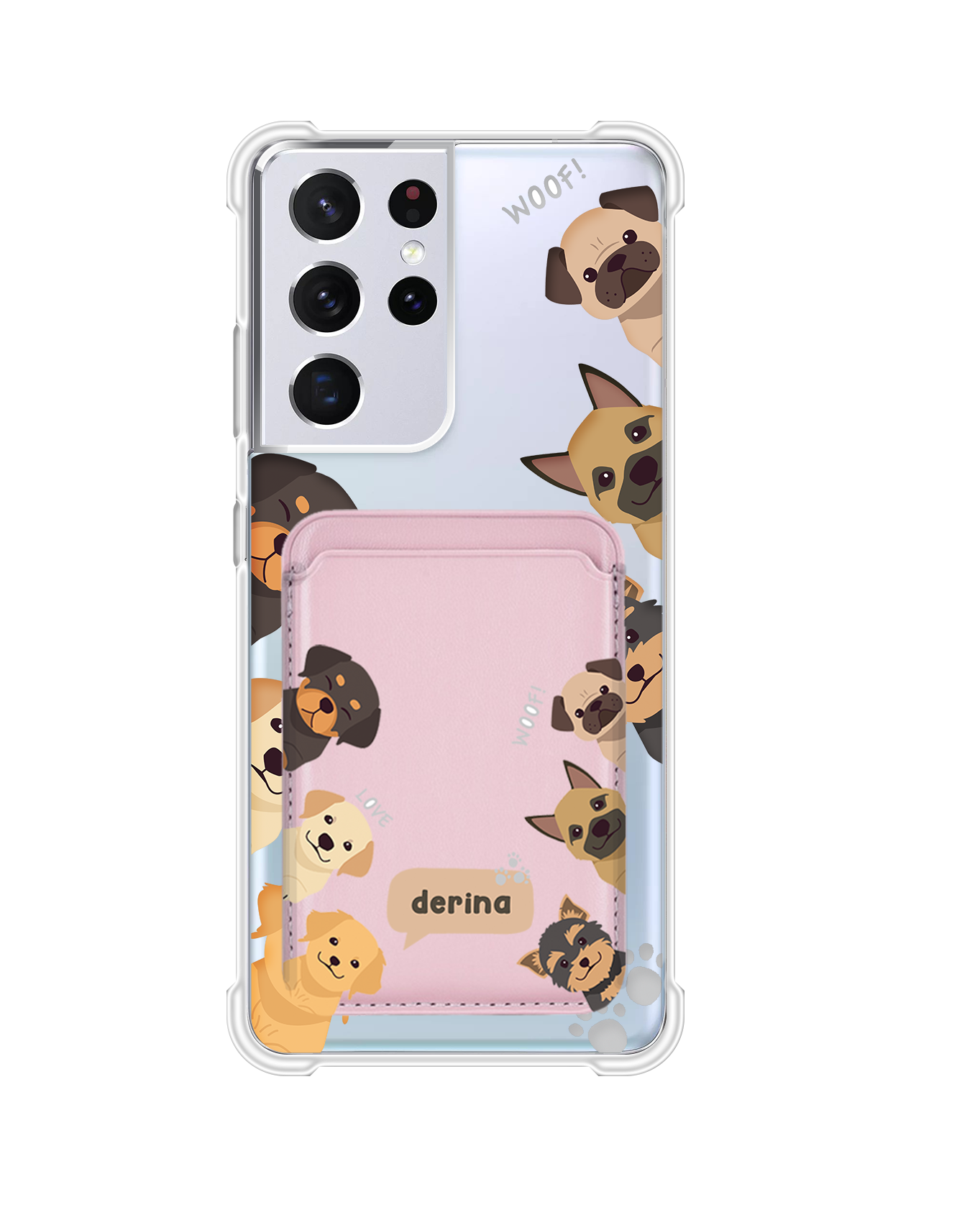 Android Magnetic Wallet Case - Ruff Family 1.0