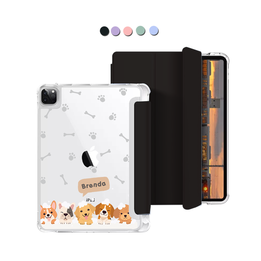 iPad Macaron Flip Cover - Ruff Family 2.0