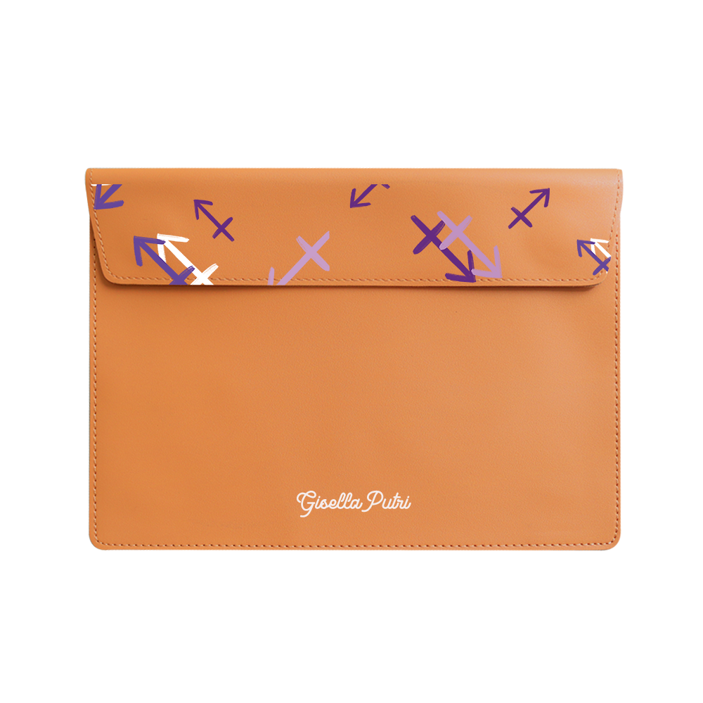 Vegan Leather Sleeve - Sagitarius