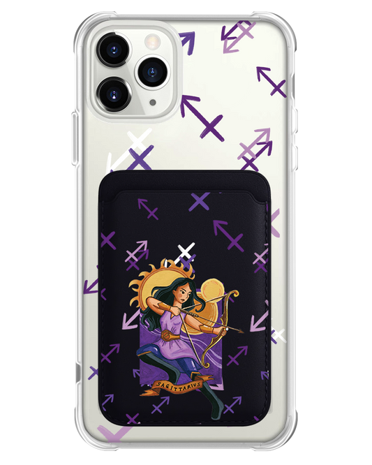 iPhone Magnetic Wallet Case - Sagitarius