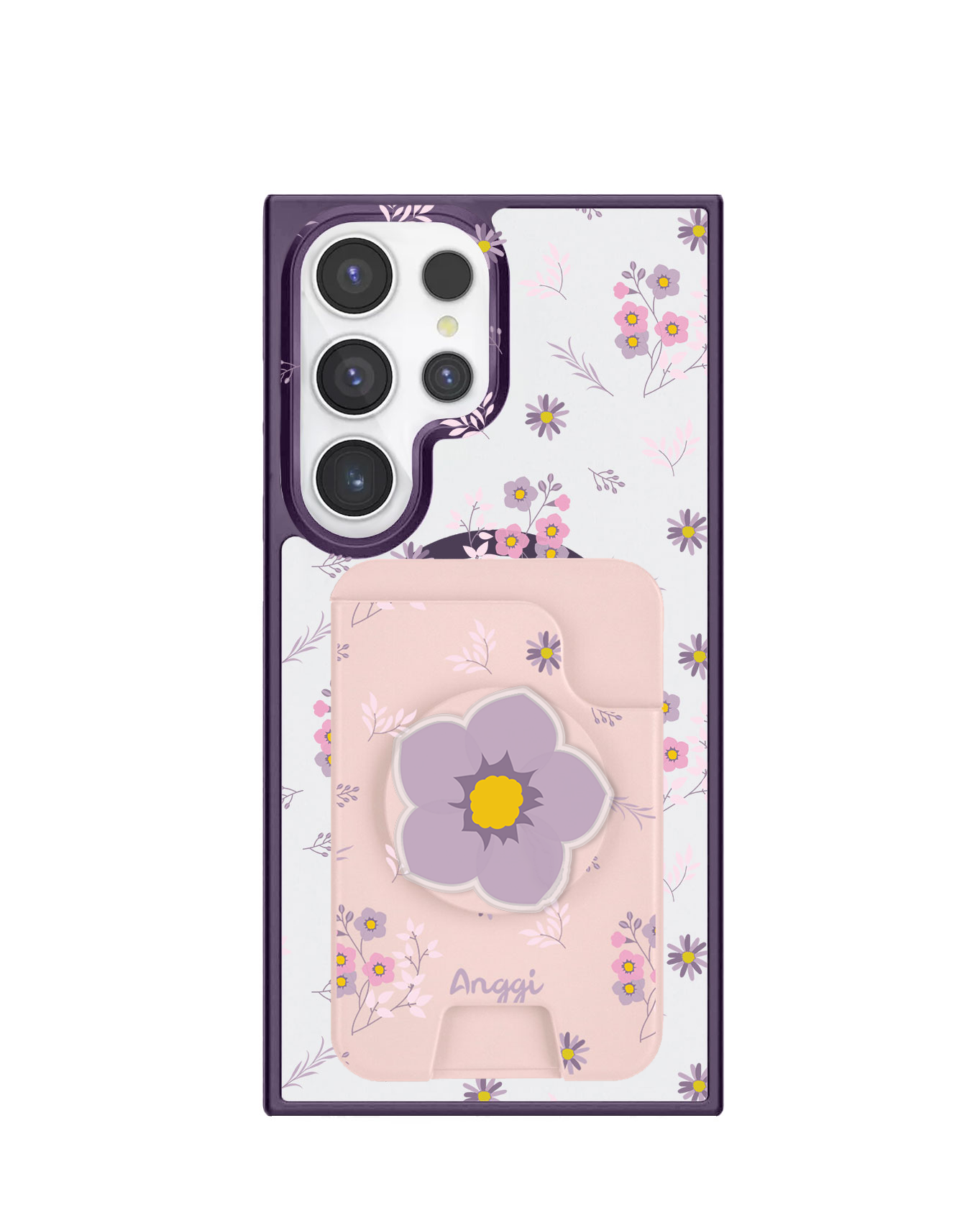 Android Magpop Wallet - Cherry Blossom