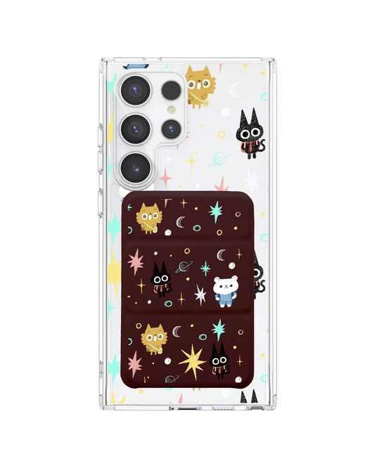 Android Magnetic Trifold Wallet Case - Backpack Travelers