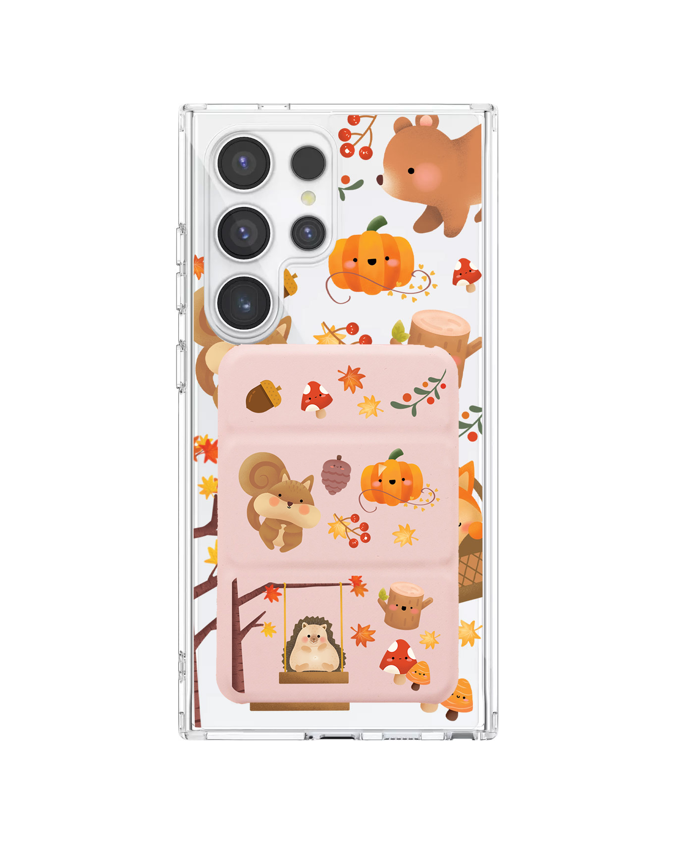 Android Magnetic Trifold Wallet Case - Autumn