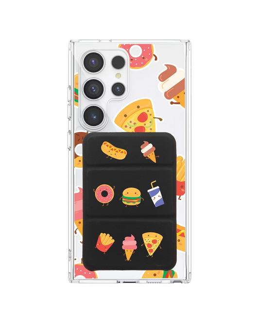 Android Magnetic Trifold Wallet Case - Fast Foodies