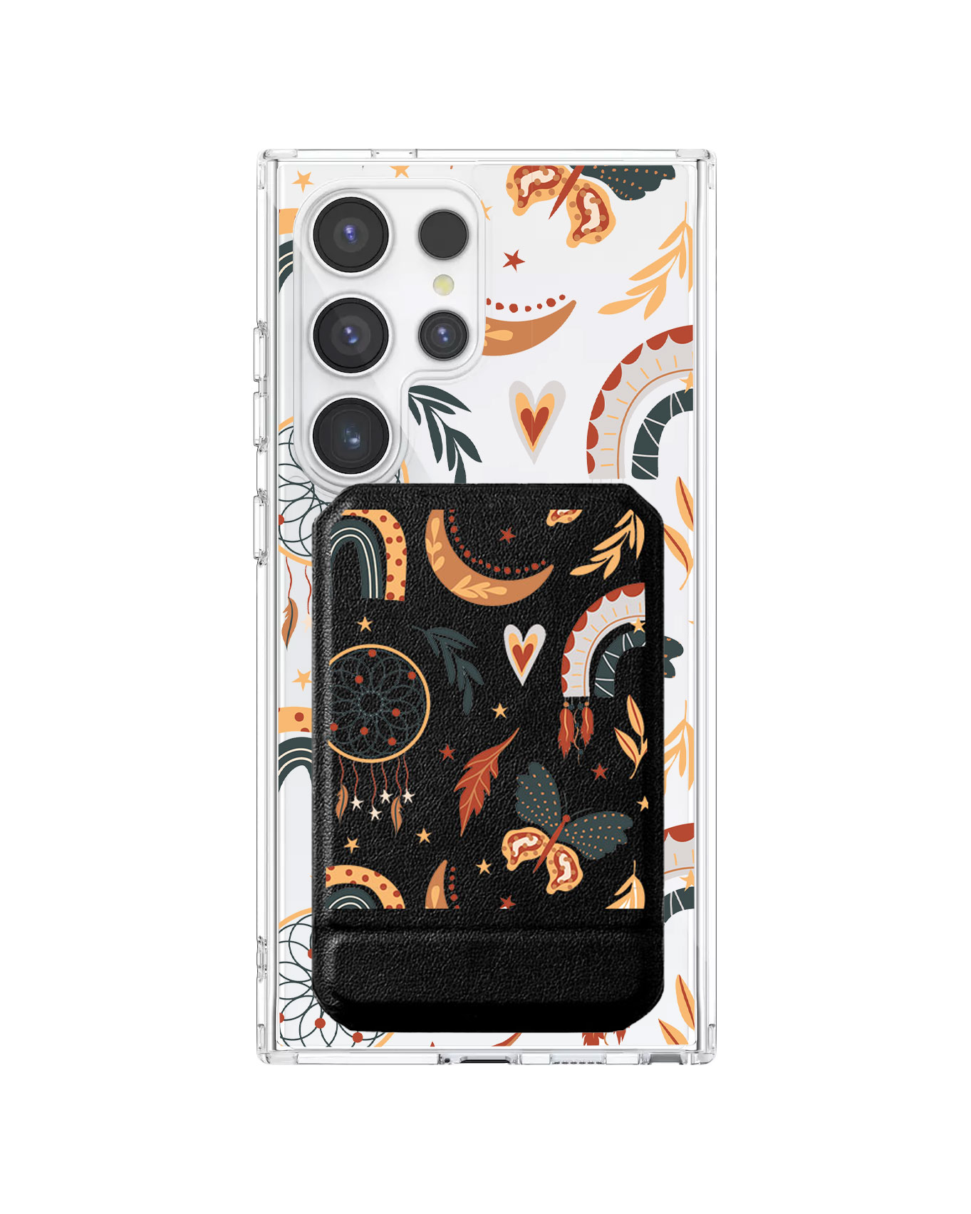 Android Magnetic Multifold Wallet - Boho 3.0