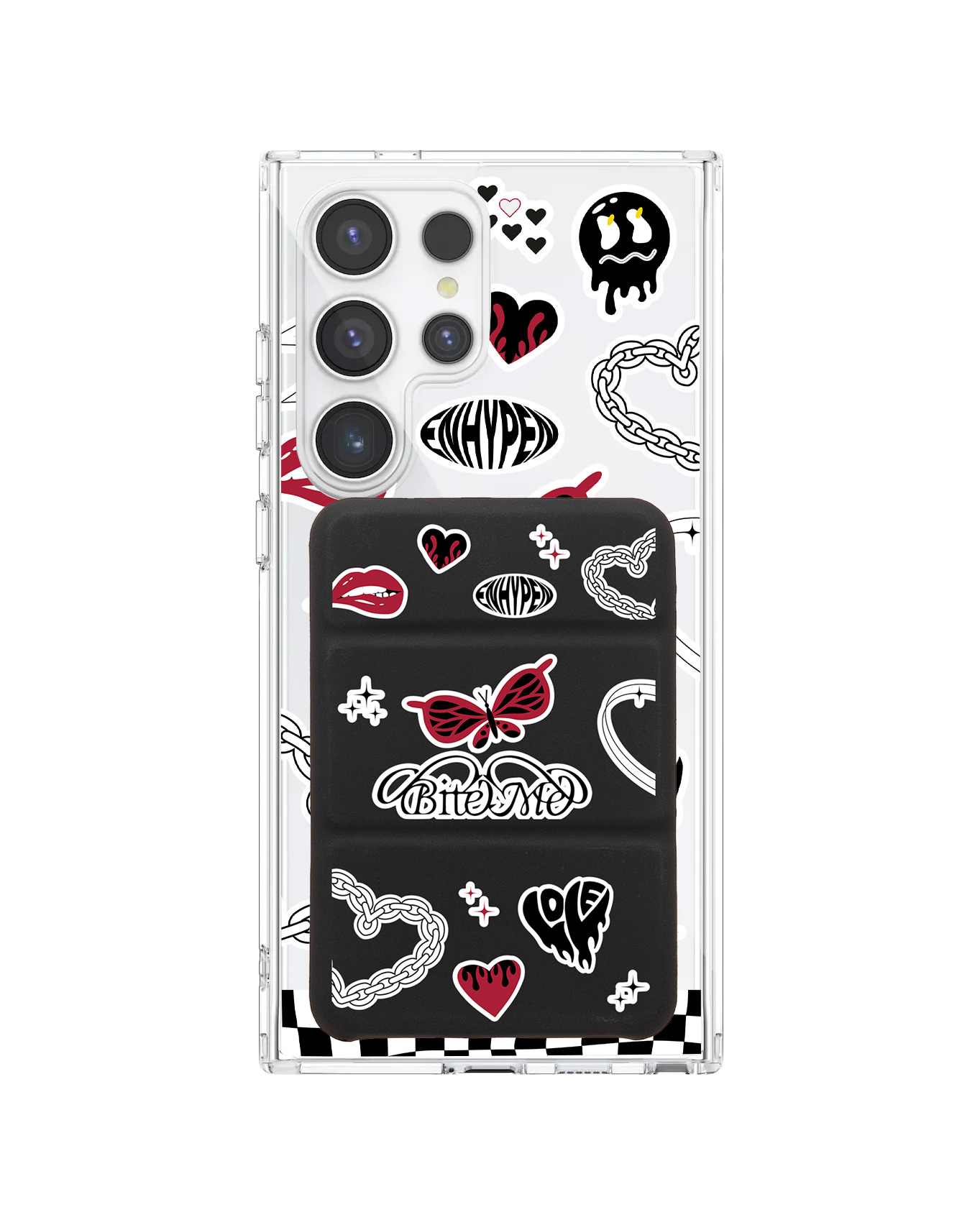 Android Magnetic Trifold Wallet Case - Enhypen Bite Me