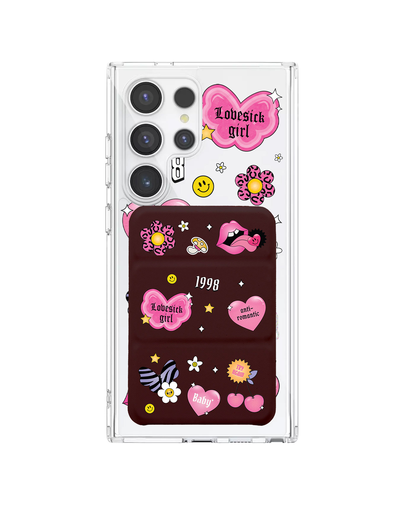 Android Magnetic Trifold Wallet Case - Lovesick