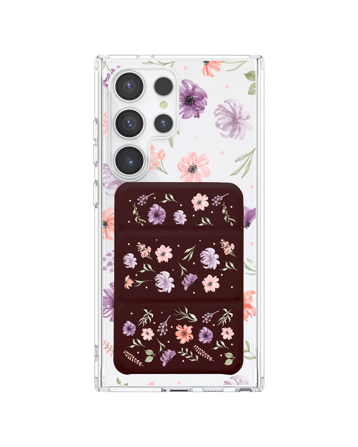 Android Magnetic Trifold Wallet Case - Botanical Garden 3.0