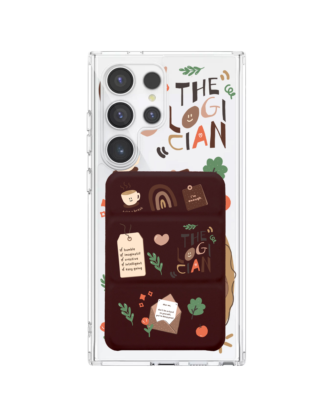 Android Magnetic Trifold Wallet Case - INTP