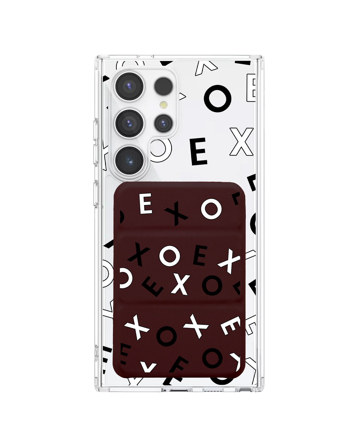 Android Magnetic Trifold Wallet Case - Exo Monogram