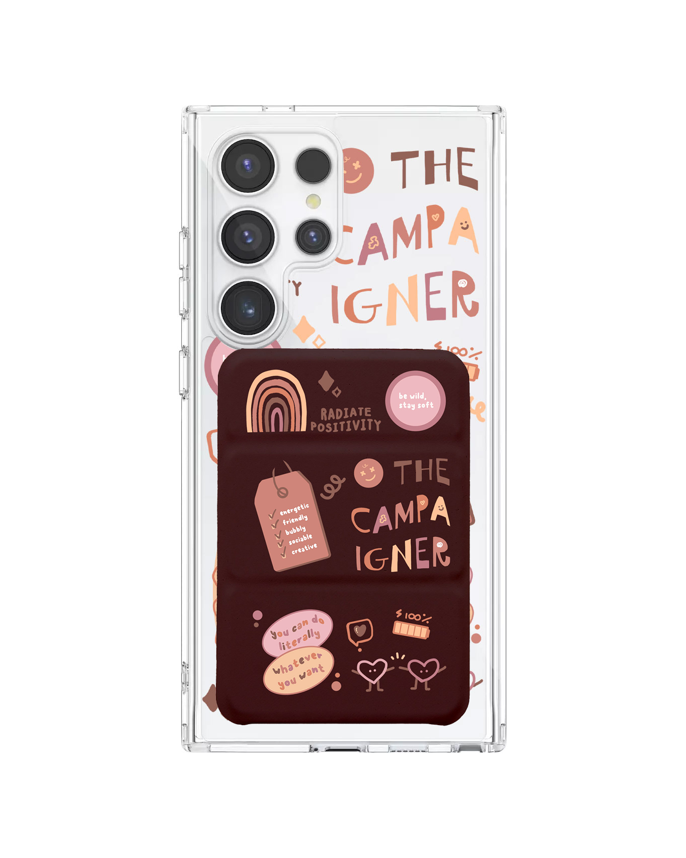 Android Magnetic Trifold Wallet Case - ENFP