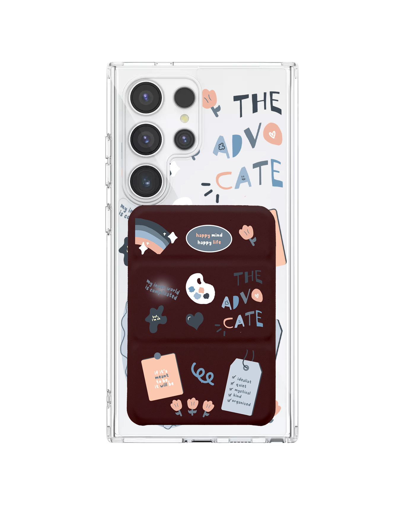 Android Magnetic Trifold Wallet Case - INFJ