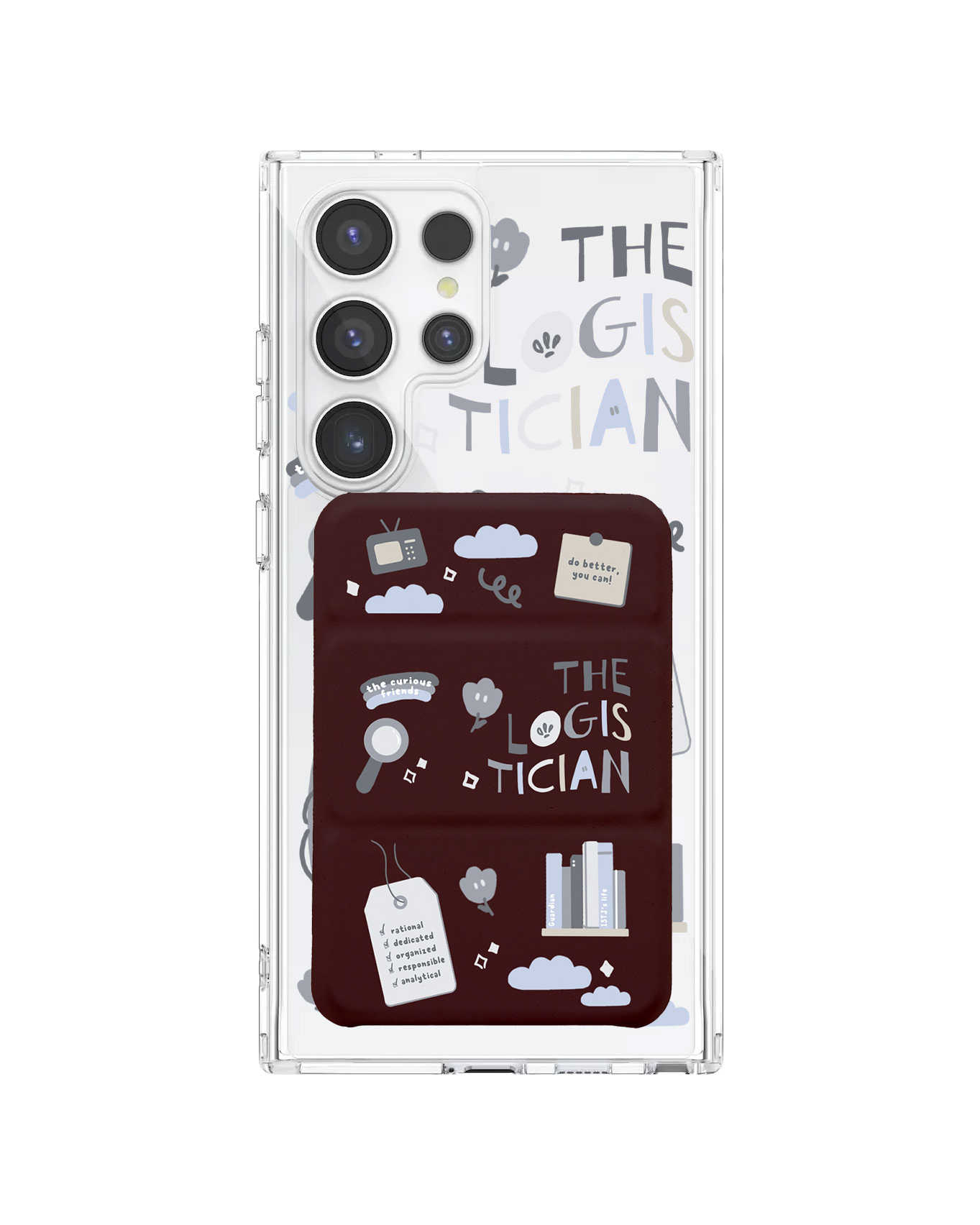 Android Magnetic Trifold Wallet Case - ISTJ