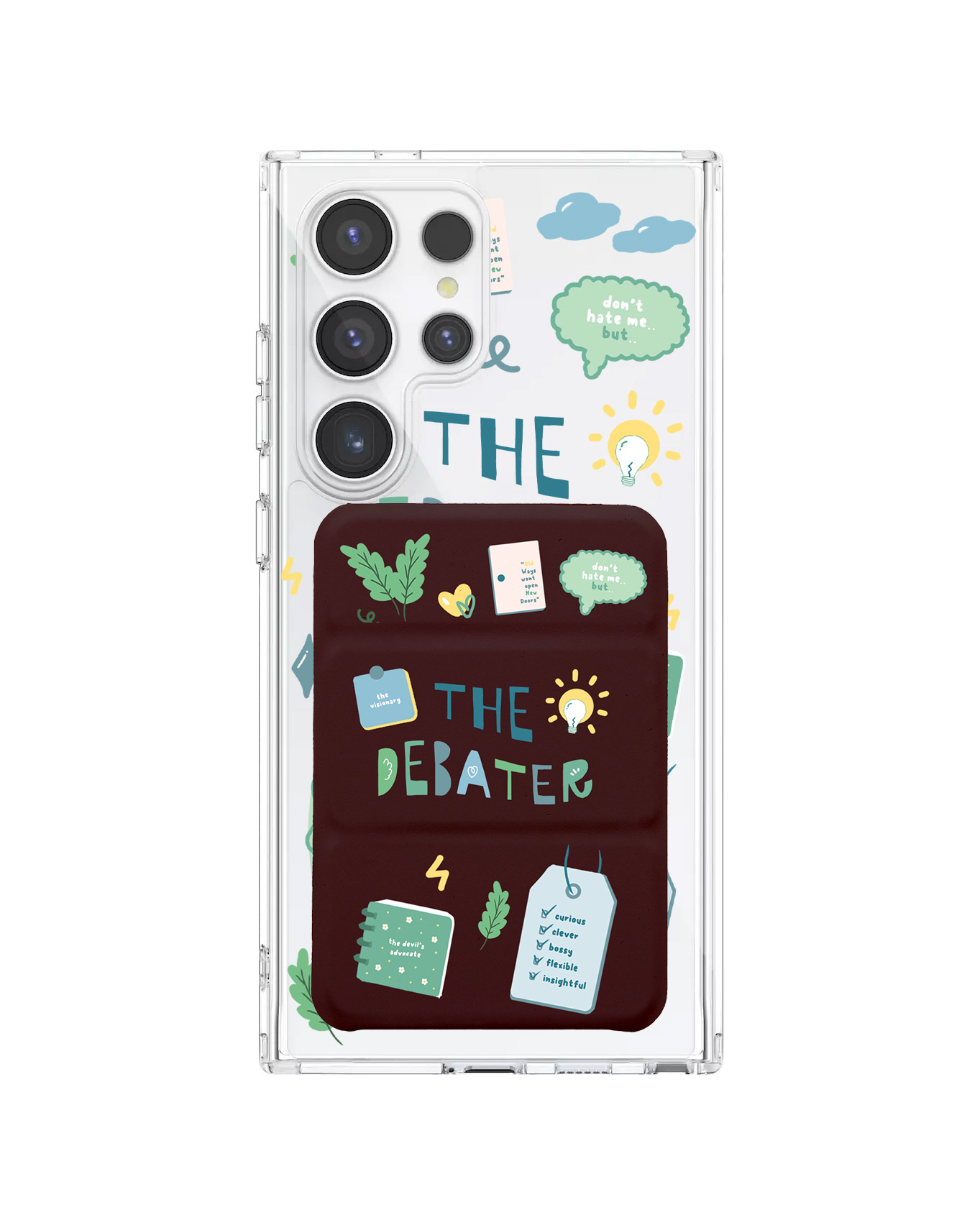 Android Magnetic Trifold Wallet Case - ENTP