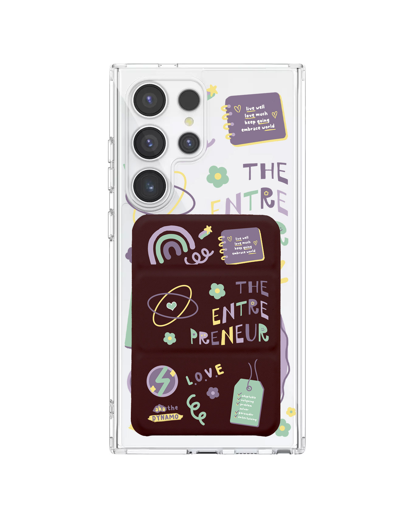 Android Magnetic Trifold Wallet Case - ESTP
