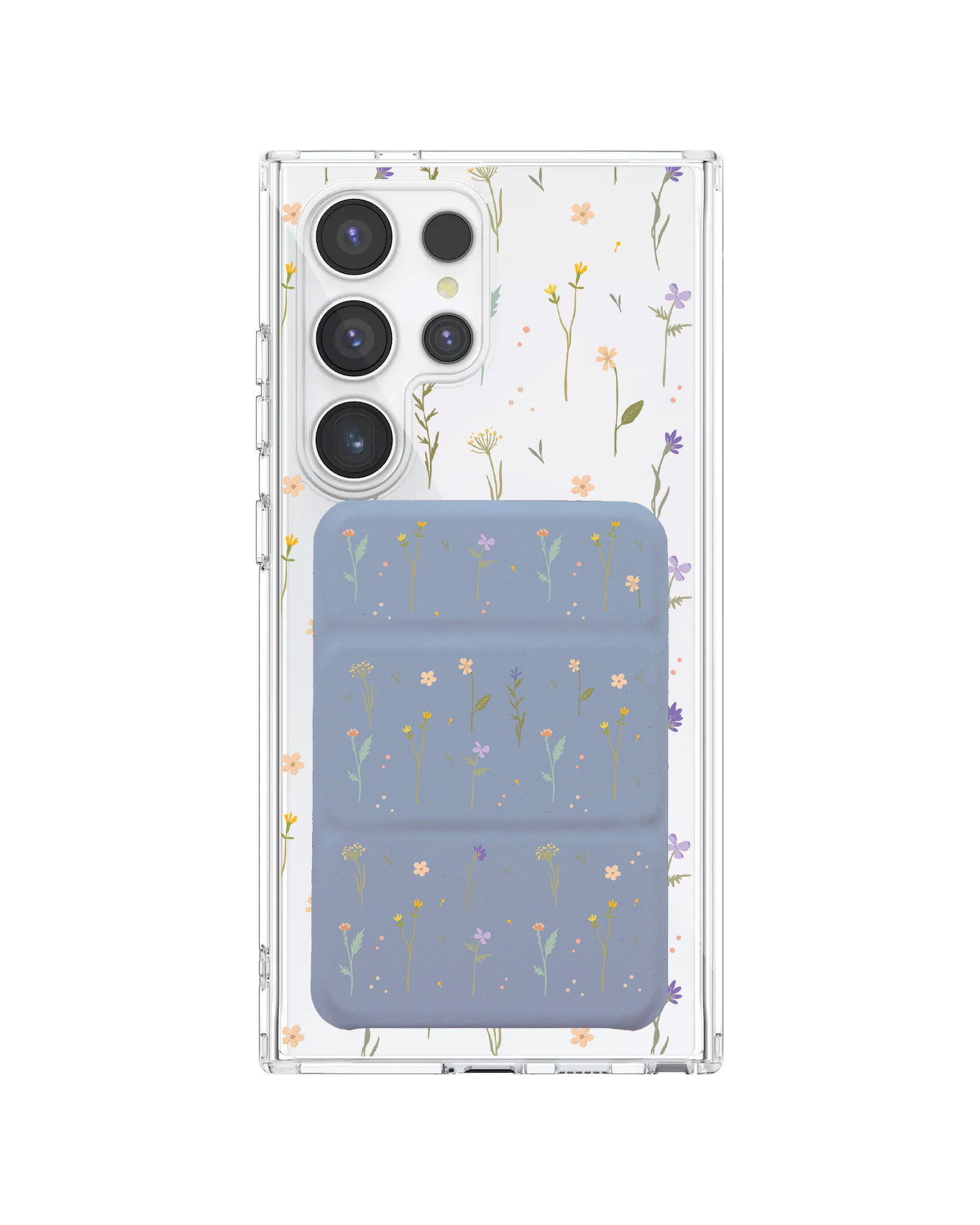 Android Magnetic Trifold Wallet Case - Botanical Garden 2.0