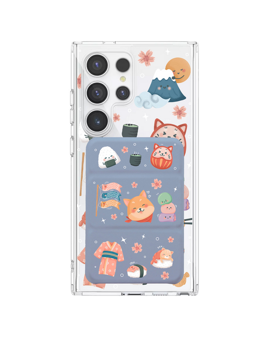 Android Magnetic Trifold Wallet Case - Japan