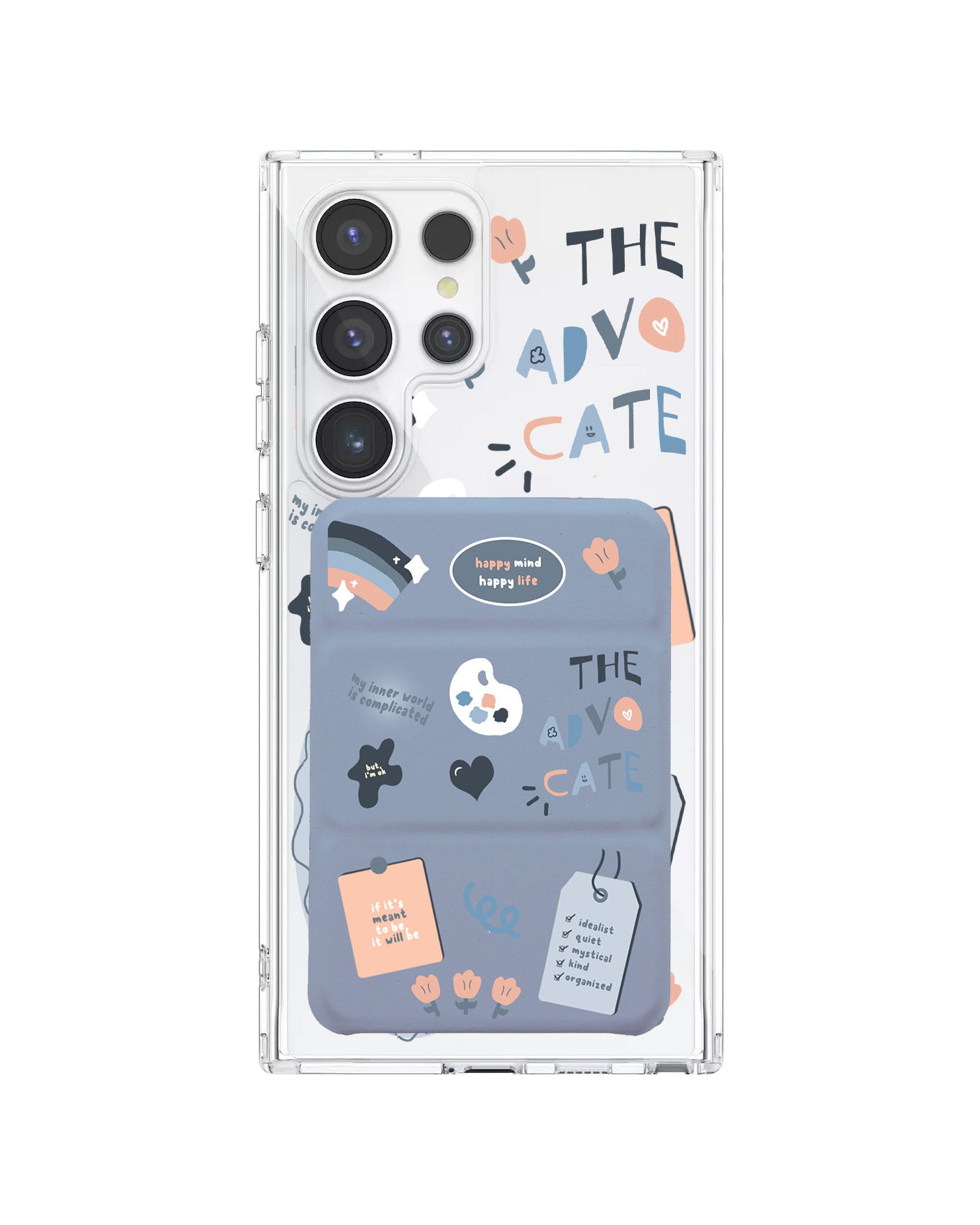Android Magnetic Trifold Wallet Case - INFJ