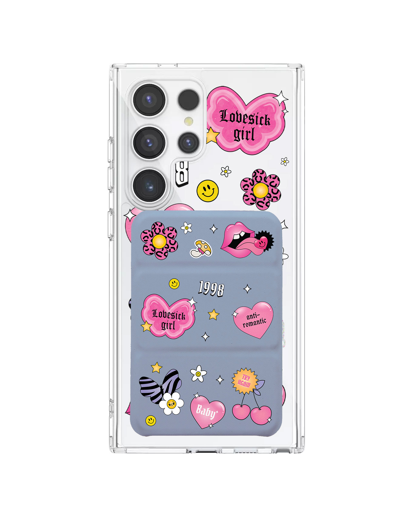 Android Magnetic Trifold Wallet Case - Lovesick