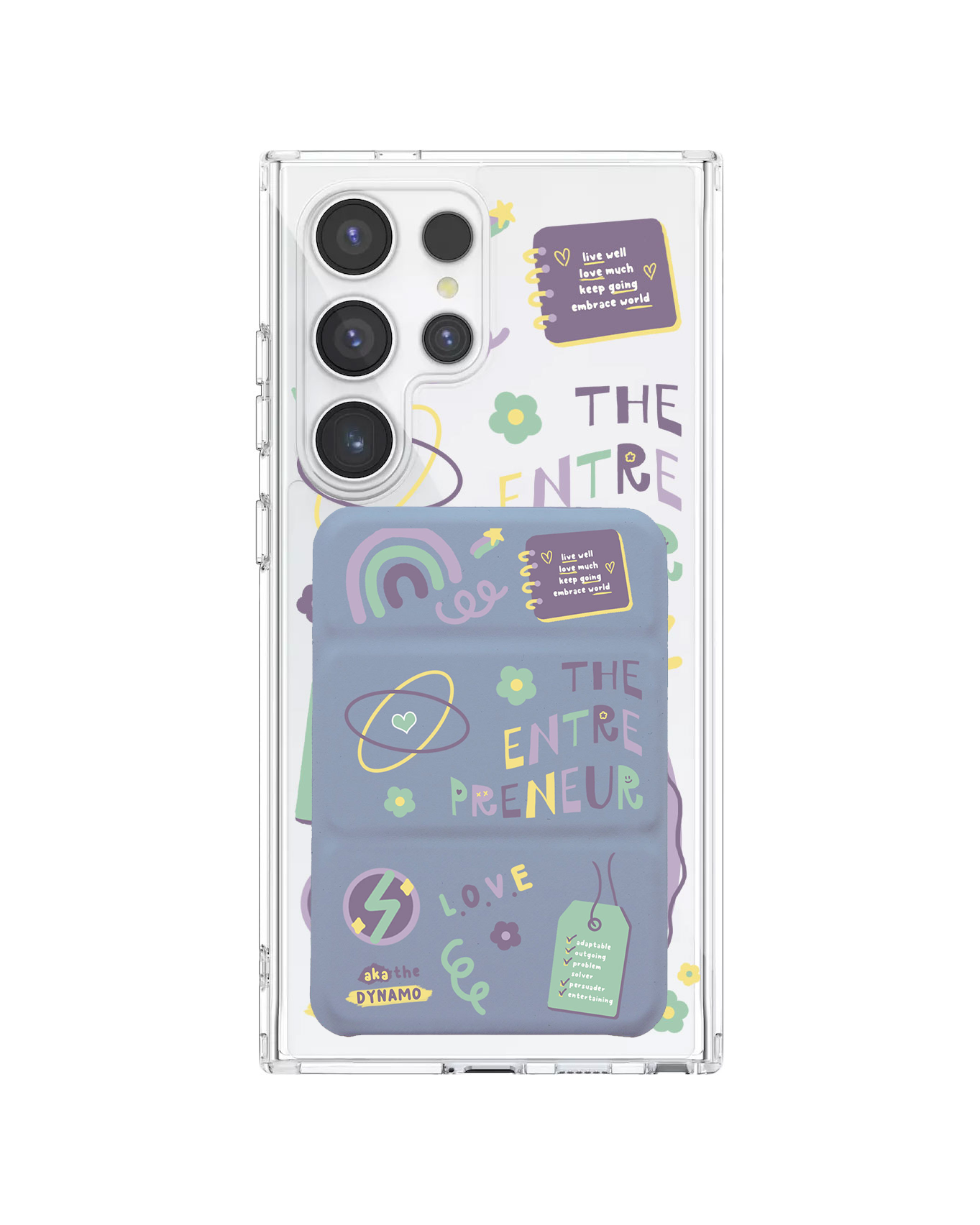 Android Magnetic Trifold Wallet Case - ESTP