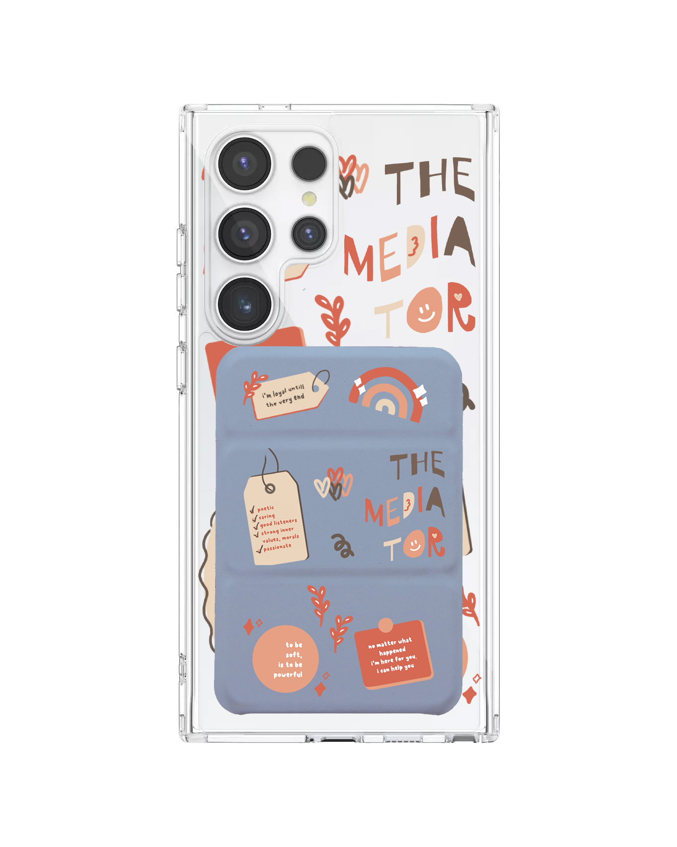 Android Magnetic Trifold Wallet Case - INFP