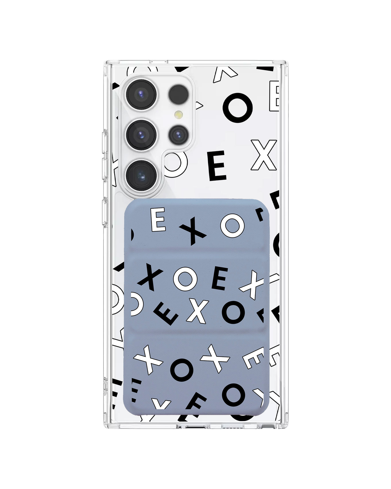 Android Magnetic Trifold Wallet Case - Exo Monogram