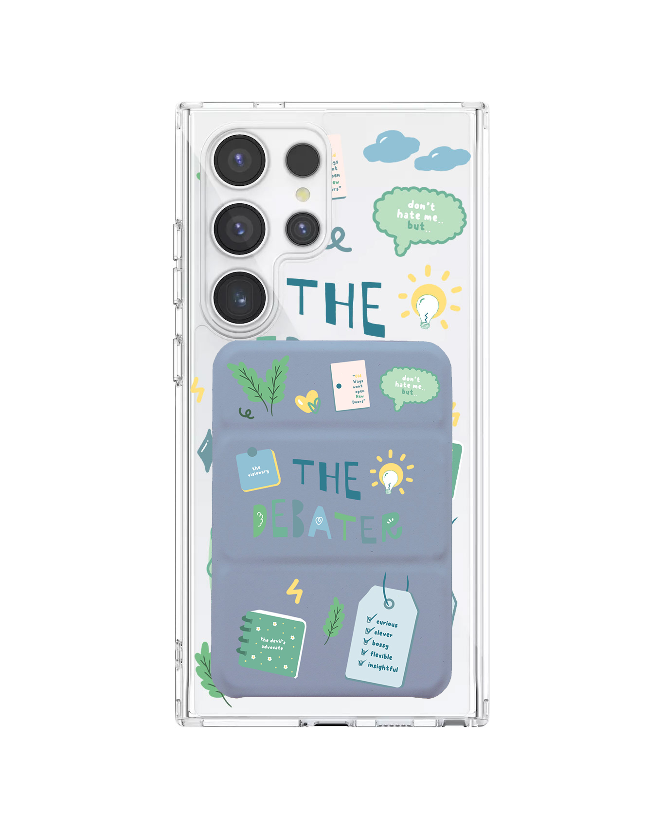 Android Magnetic Trifold Wallet Case - ENTP