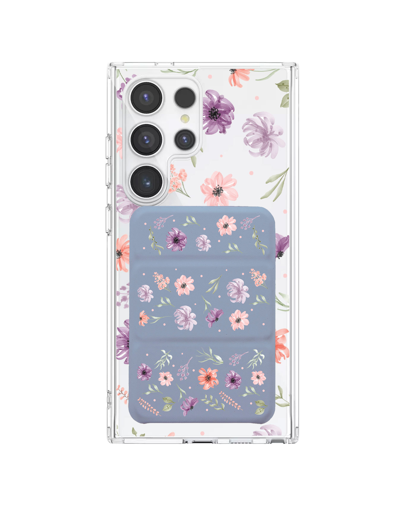 Android Magnetic Trifold Wallet Case - Botanical Garden 3.0