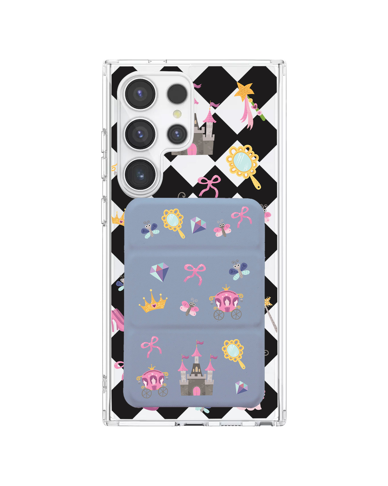Android Magnetic Trifold Wallet Case - Little Princess