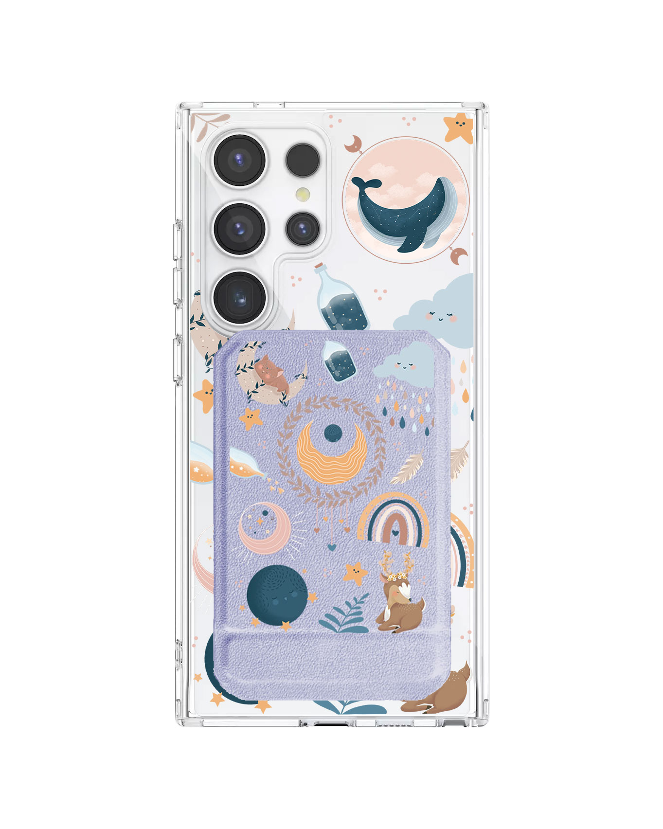 Android Magnetic Multifold Wallet - Boho