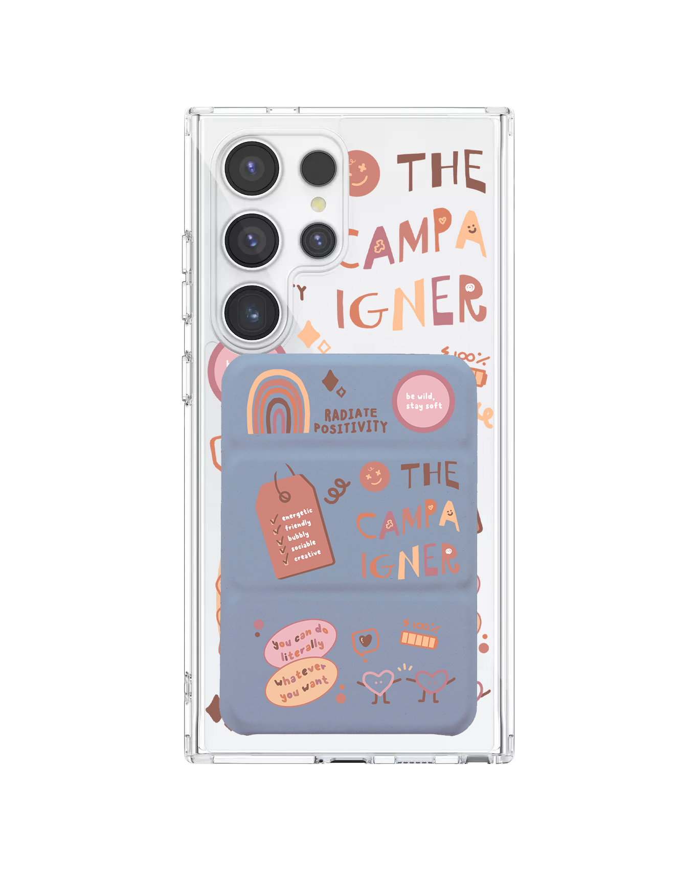 Android Magnetic Trifold Wallet Case - ENFP