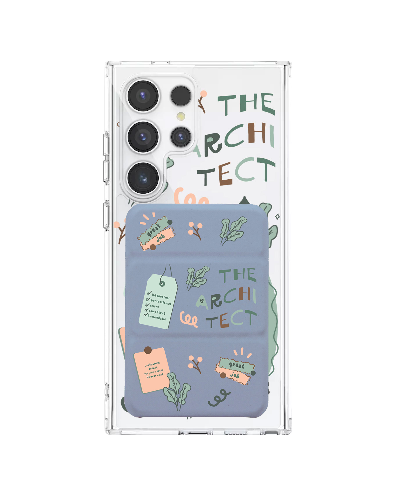 Android Magnetic Trifold Wallet Case - INTJ