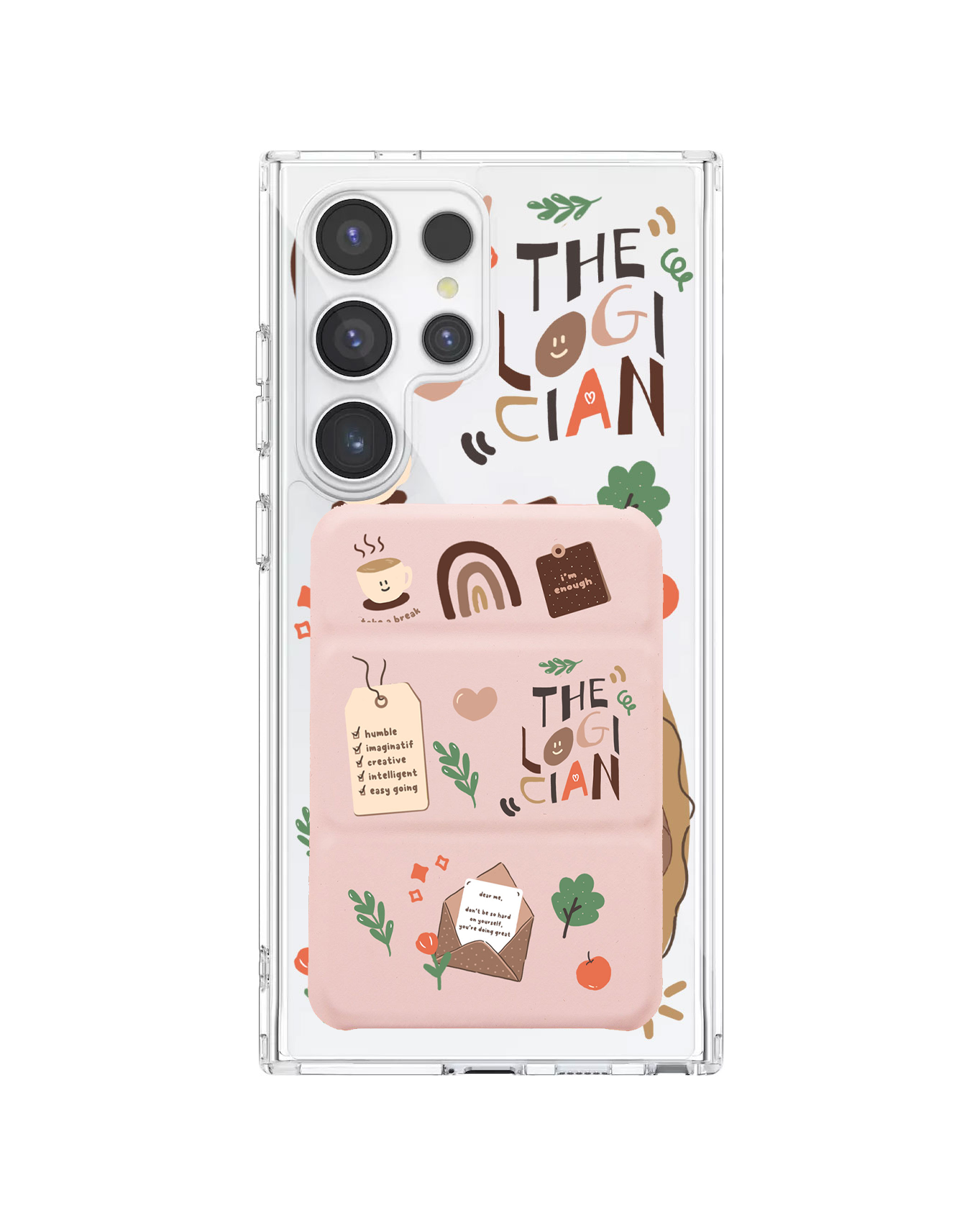 Android Magnetic Trifold Wallet Case - INTP