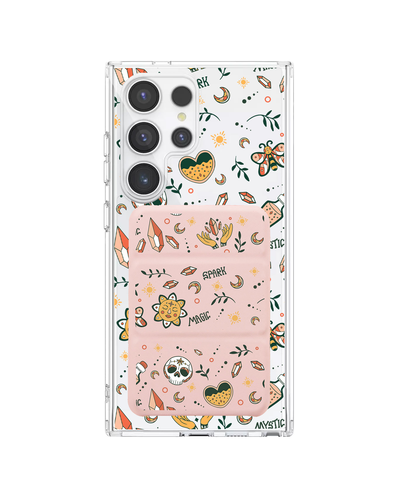 Android Magnetic Trifold Wallet Case - Mystic